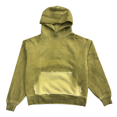 Blanks By Thirteen Faded Concreta Reverse Grey Hoddie