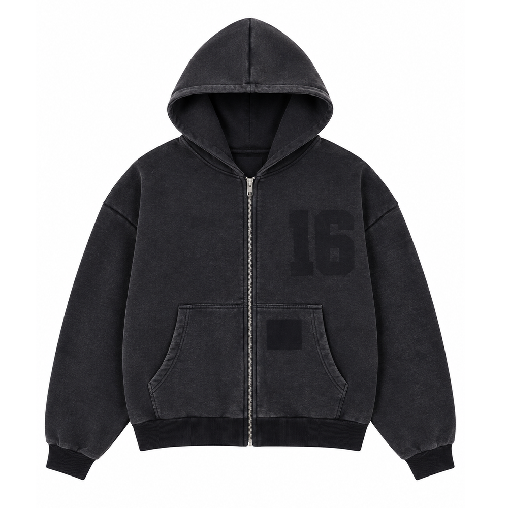 Hudson 607A Dreamstate Star Studs Zip Hoody