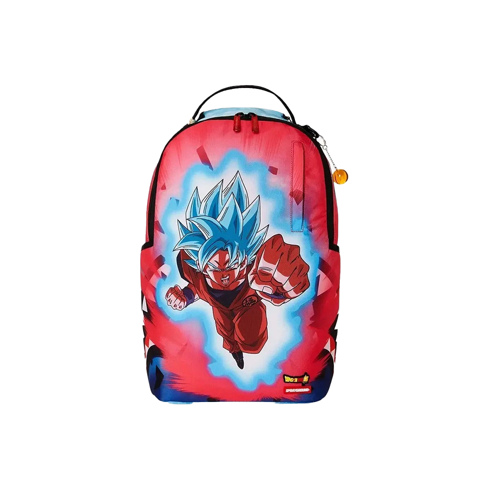 Sprayground Blue Goku Sharkmouth Punch Dlxr Backpack