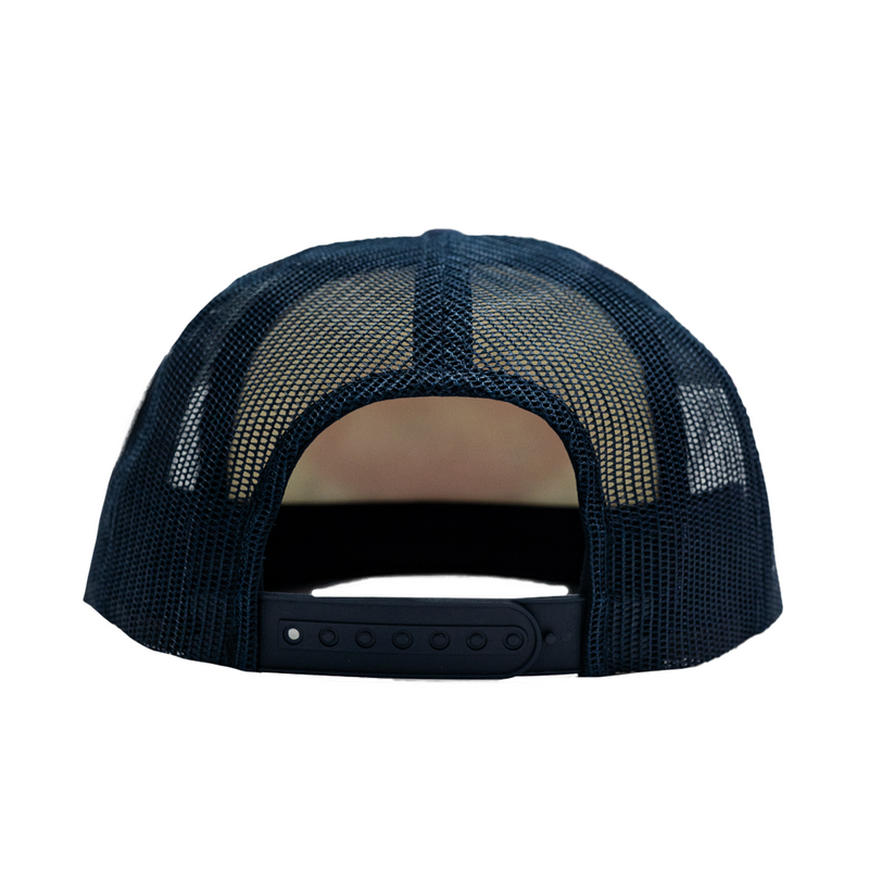 Everyone Is Gifted Hat Navy Orange