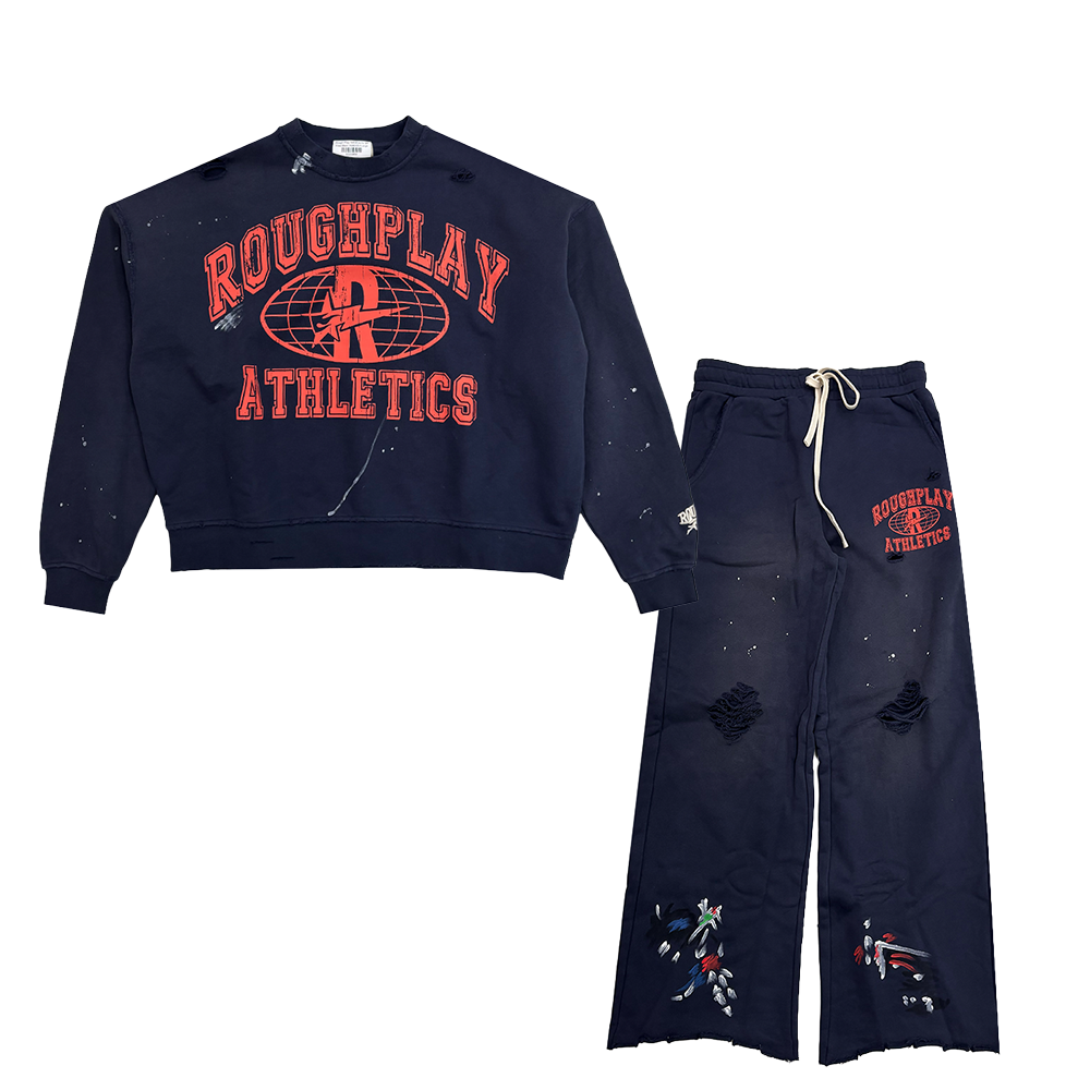 Rough Play Distress Sweatsuit