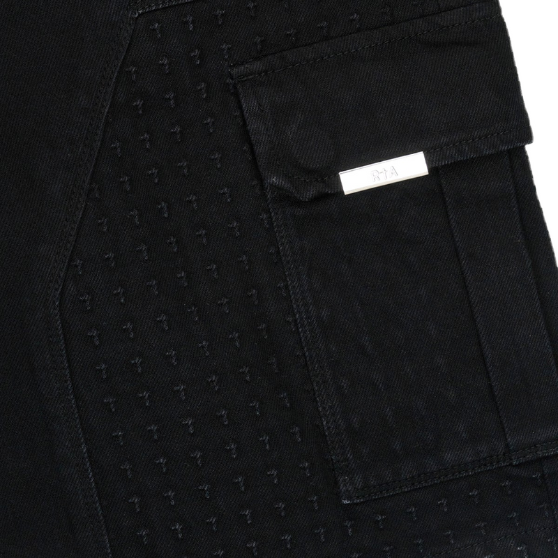 RTA Joseph Black 3D Cross Shorts