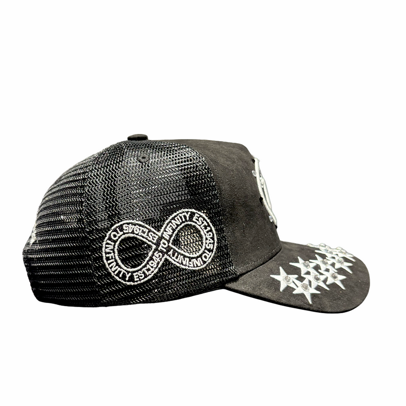 Hudson 777 Trucker Hat V2 Diamond Suede