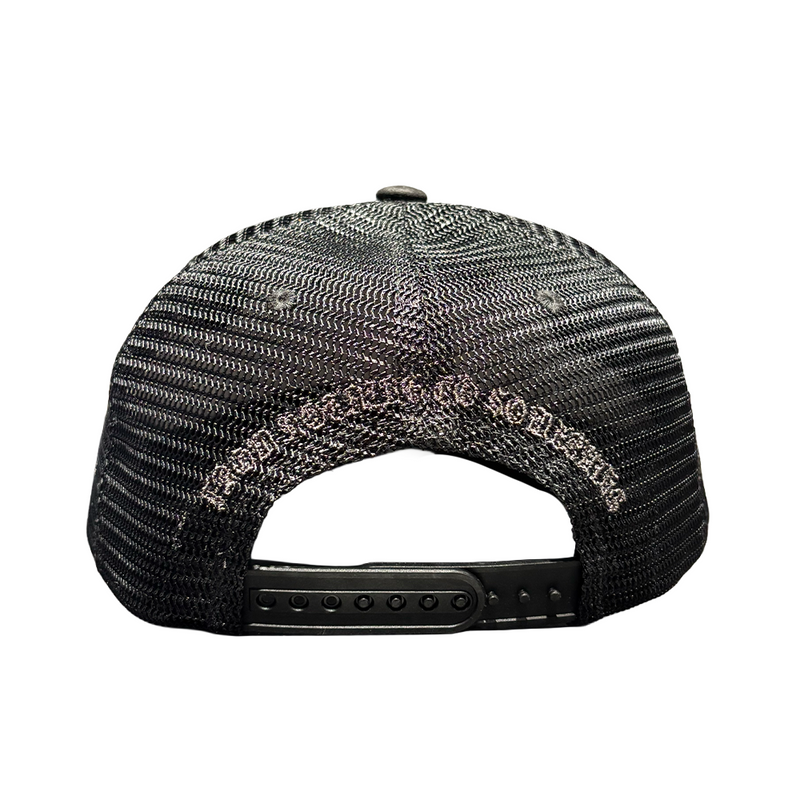 Hudson 777 Trucker Hat Diamond Black