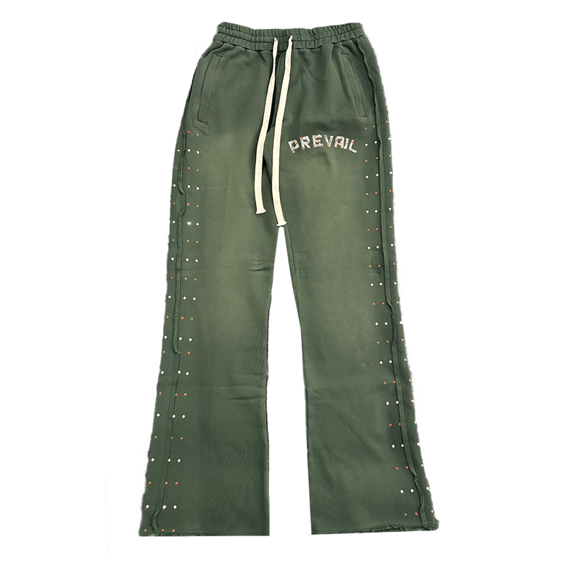 Legends Prevail Rhine stone Hunter Green Sweatsuit
