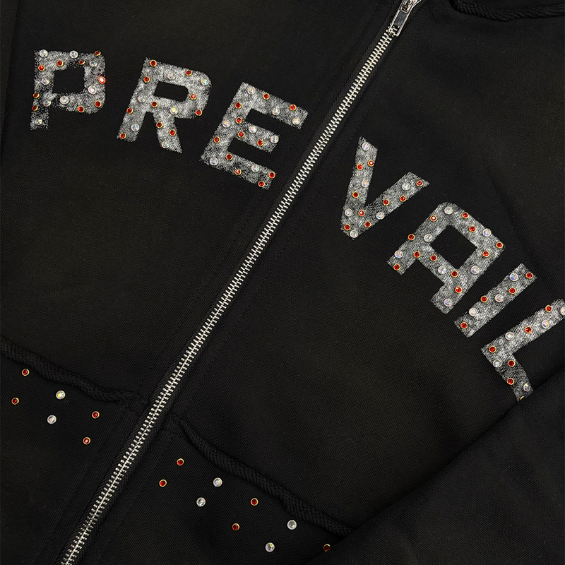 Legends Prevail Rhine stone Black Sweatsuit