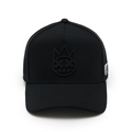 Cult's Logo Mesh Back Trucker Hat "Shimuchan" in Black