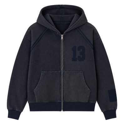 MNML Heavy Basic Zip Up Hoodie