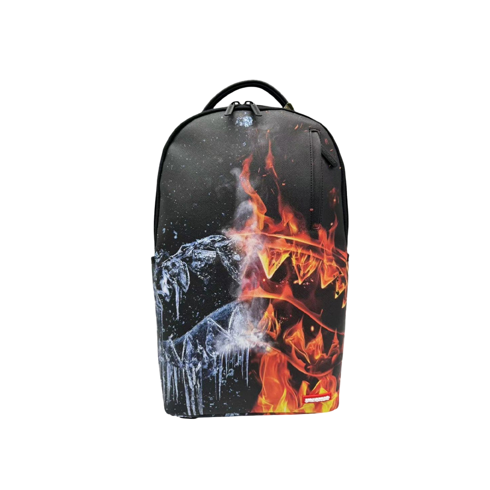 Sprayground Fire & Ice Shark Dlxsv Backpack