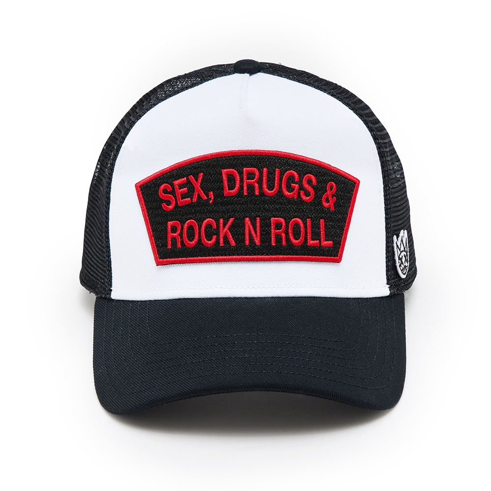Cult Of Individuality Mens Sex Drugs Rock N Roll Trucker Hat