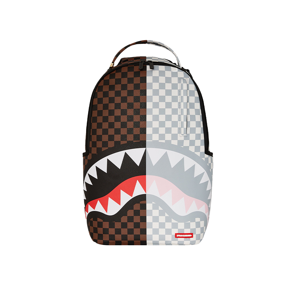 Sprayground Split Rose Sharks In Paris Bts-25 Backpack